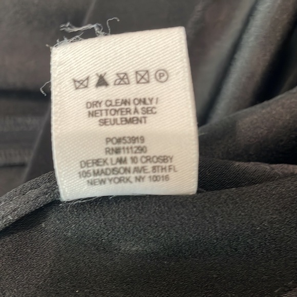 Derek Lam 10 Crosby Black Sheath Dress Size 2 - Picture 8 of 9